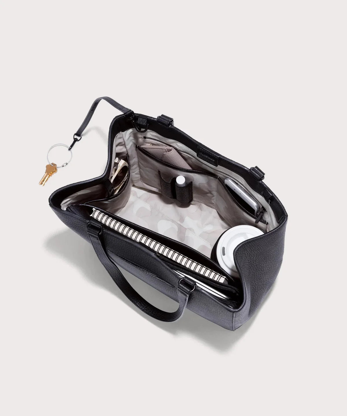 Allyn Tote in Onyx, Medium