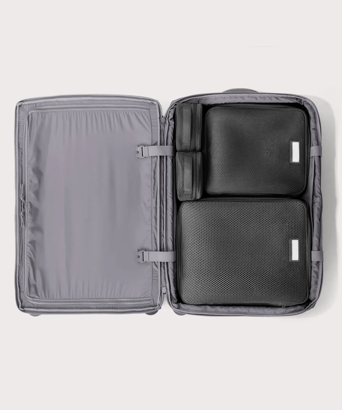 Sydney Checked Luggage in Ash, Larger - 28.5 inch