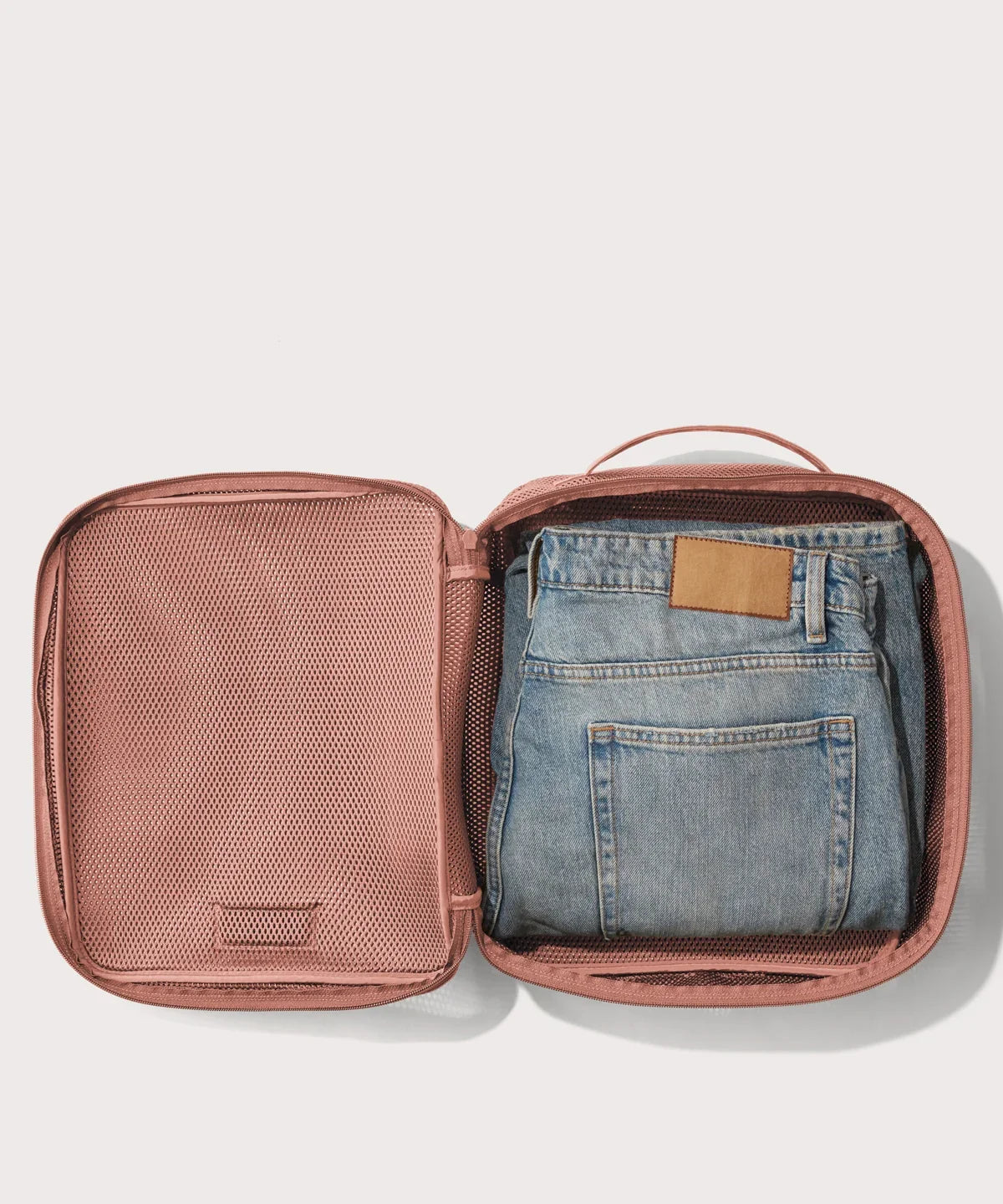 Roma Packing Cube in Warm Dust Air Mesh, Large