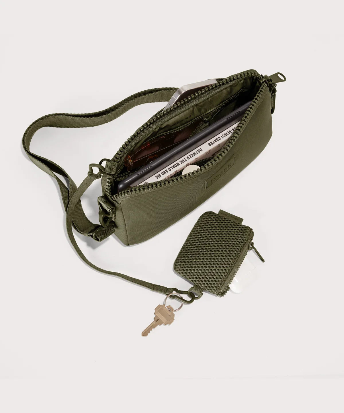 Nora Shoulder Bag in Dark Moss