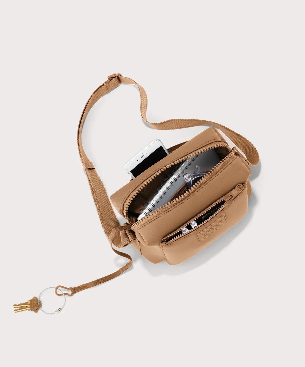 Micah Crossbody in Camel