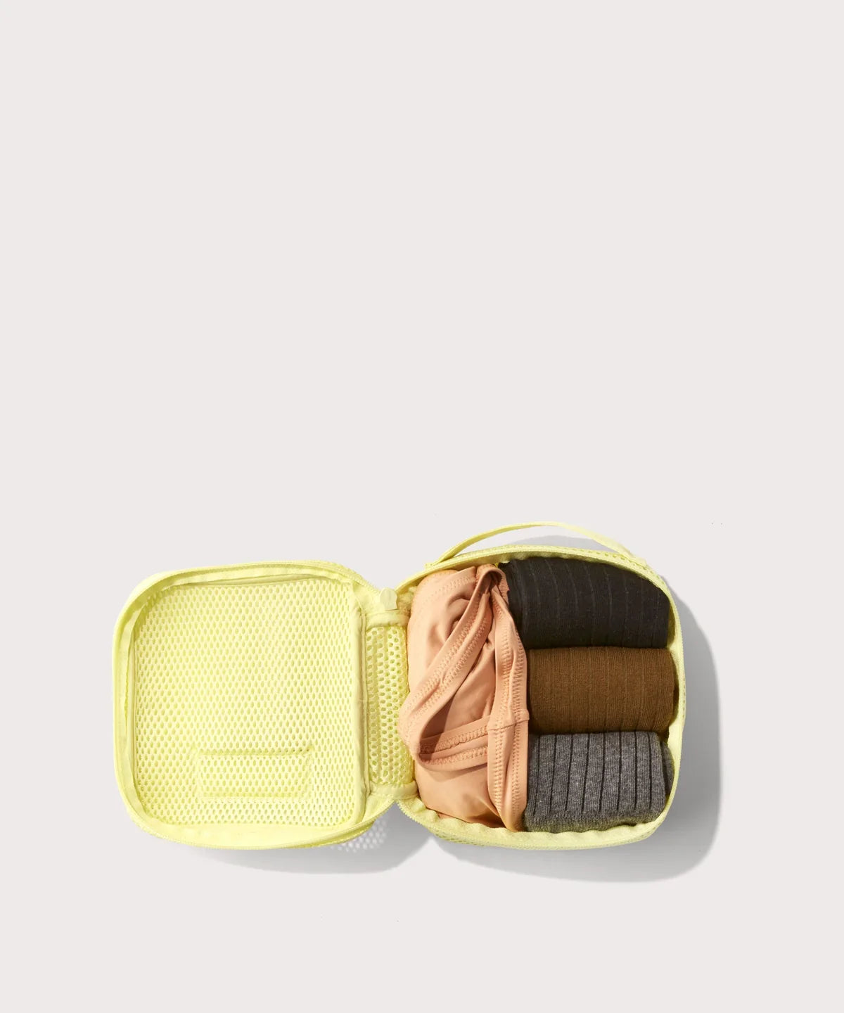 Roma Packing Cube in Citrine Air Mesh, Small