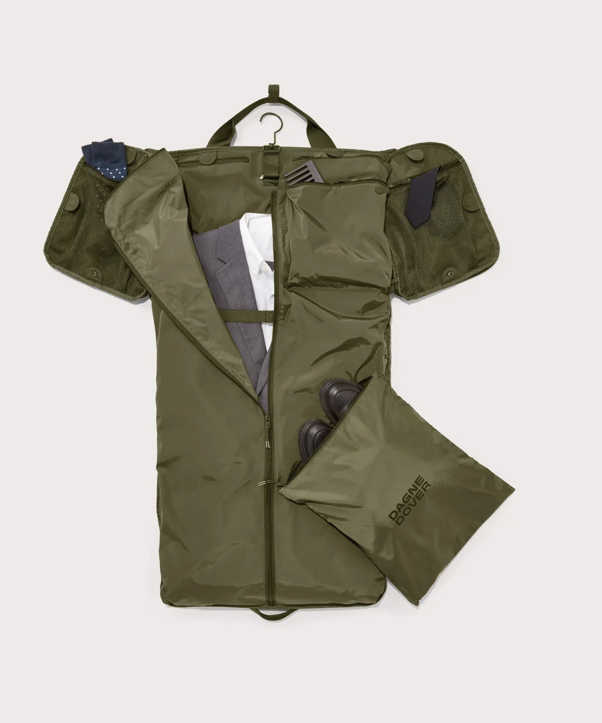 Monaco Garment Duffle in Dark Moss
