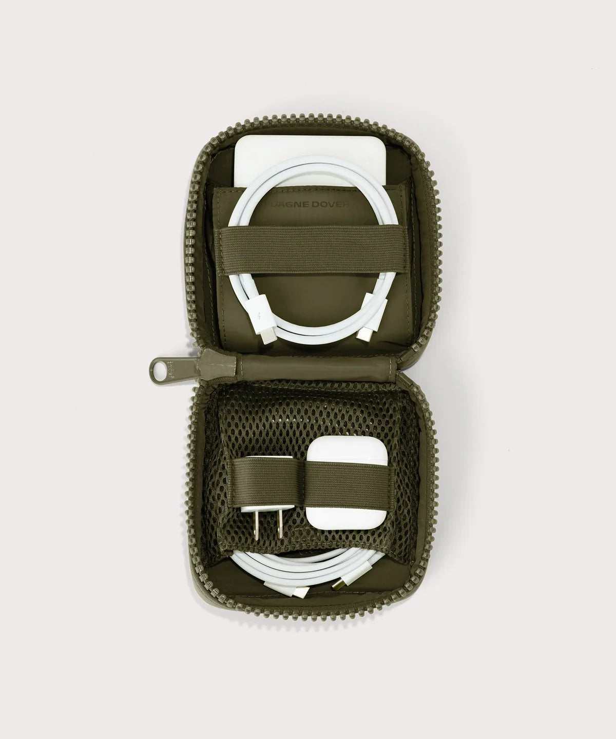 Arlo Tech Organizer in Dark Moss, Small